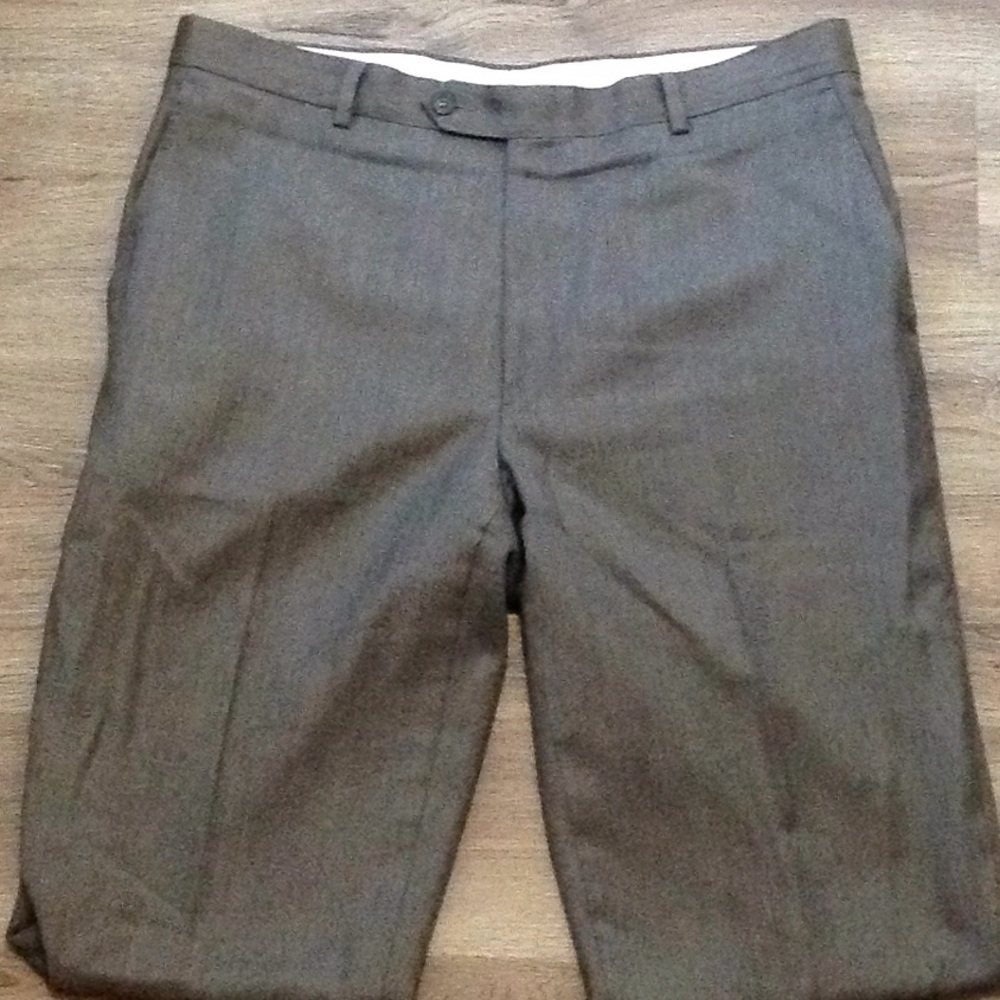Designer wool suit pant